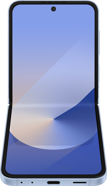 Samsung Galaxy Z Flip6 in Blue | Spectrum Mobile Samsung Galaxy Z Flip6 in Blue | Spectrum Mobile